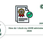How do I check my JAMB admission letter 2026