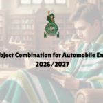 JAMB Subject Combination for Automobile Engineering 20262027