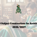 JAMB Subject Combinations for Architecture 20262027