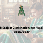 JAMB Subject Combinations for Physiology 20262027
