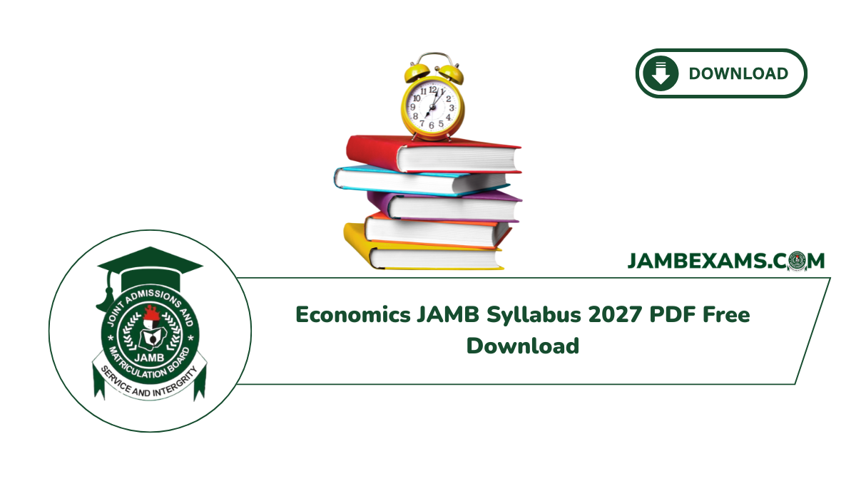 Economics JAMB Syllabus 2027 PDF Free Download