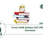 French JAMB Syllabus 2027 PDF Free Download