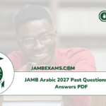 JAMB Arabic 2027 Past Questions and Answers PDF