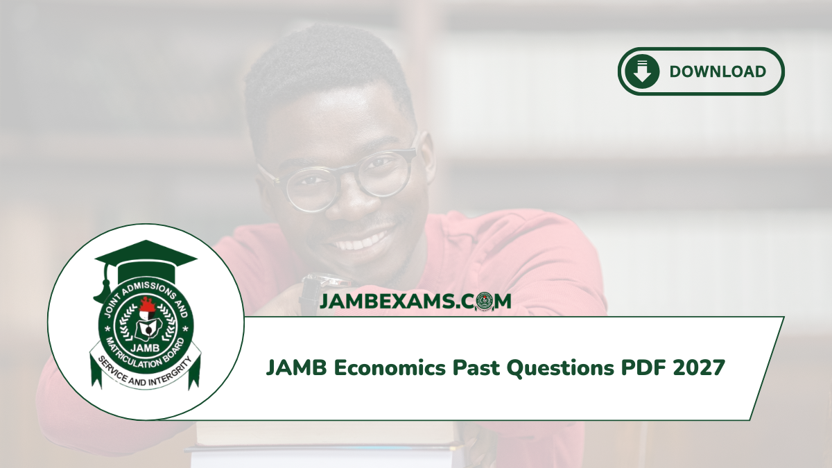 JAMB Economics Past Questions PDF 2027