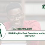 JAMB English Past Questions and Answers 2027 PDF