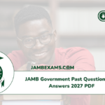 JAMB Government Past Questions and Answers 2027 PDF