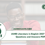 JAMB Literature in English 2027 Past Questions and Answers PDF