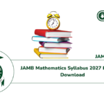 JAMB Mathematics Syllabus 2027 PDF Free Download