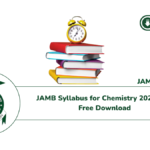 JAMB Syllabus for Chemistry 2027 PDF Free Download