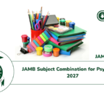 JAMB Subject Combination for Psychology 2027