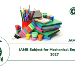 JAMB Subject for Mechanical Engineering 2027