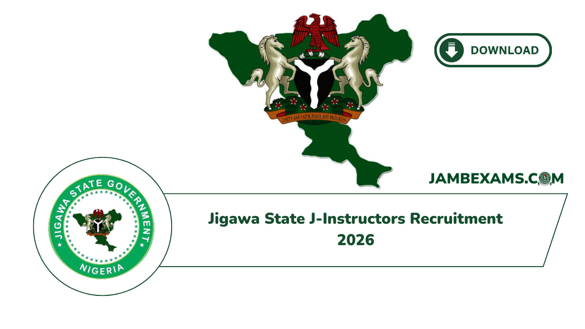 Jigawa State J-Instructors Recruitment 2026