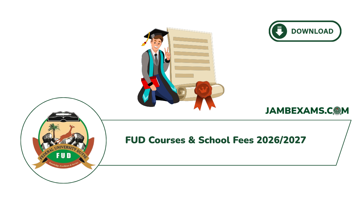 FUD Courses & School Fees 2026/2027