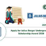 Apply for Julius Berger Undergraduate Scholarship Award 2026
