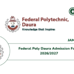 Federal Poly Daura Admission Form 2026 2027